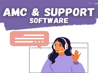 Giving support to AMC and Non Amc customer with RPlus crm software